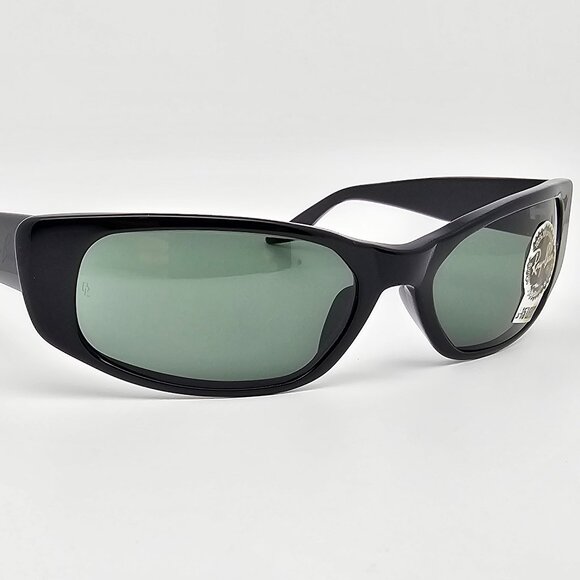 Ray-Ban B&L W1926 XYAO Black Frame G-15 Green Glass Lens Cat Eye Sunglasses 55mm main image 13